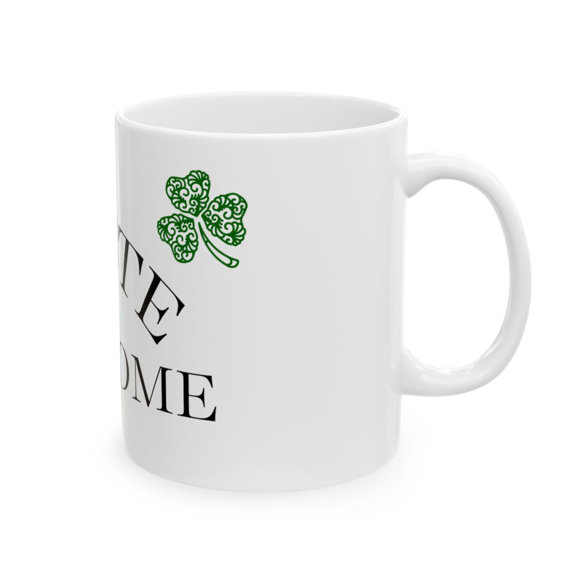 A Taste of Home Mug | Irish Shamrock Ceramic Mug