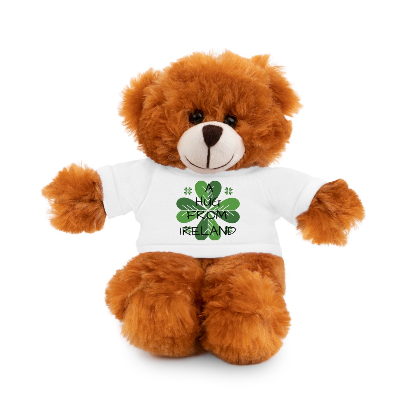 Irish Shamrock Teddy Bear with Tee