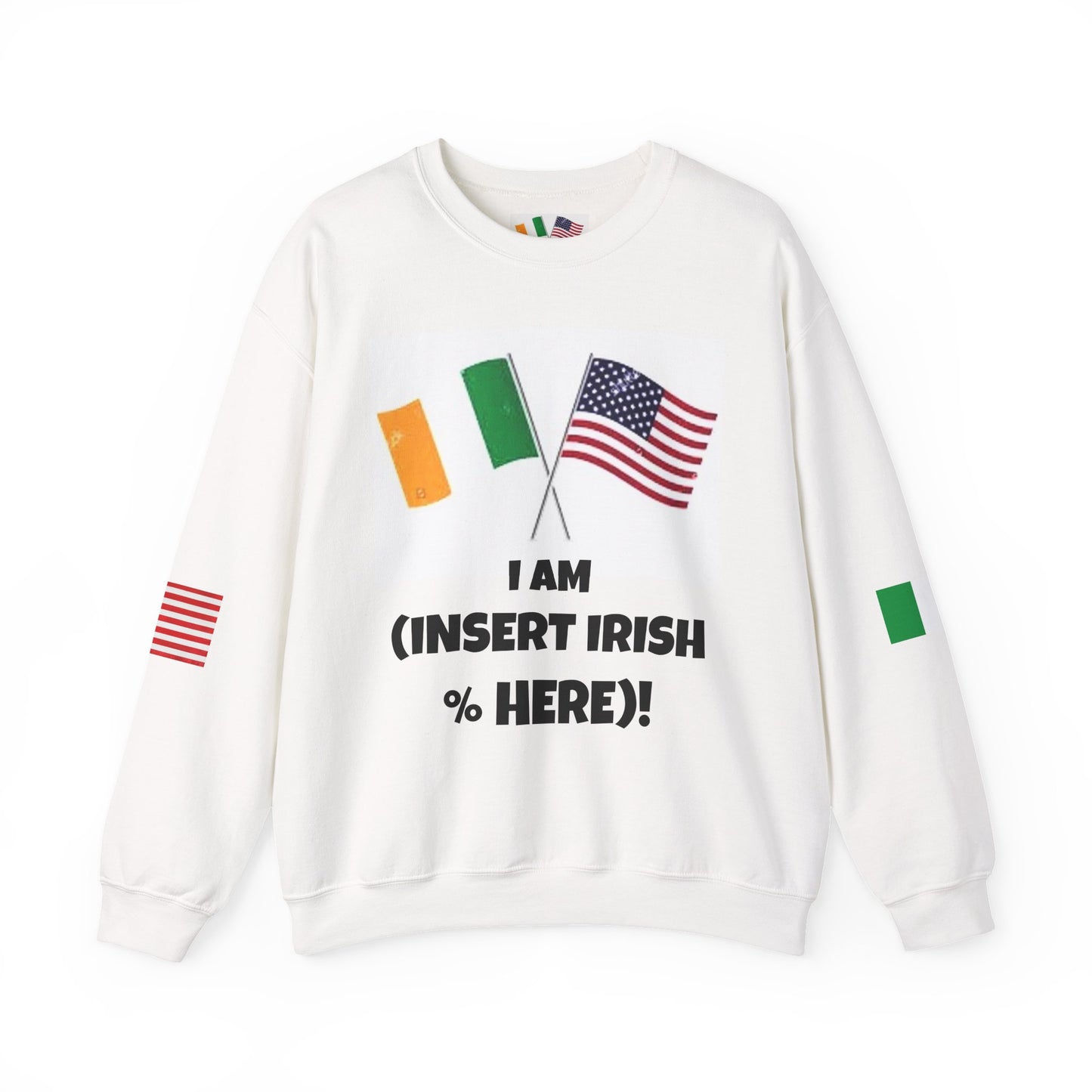 How Irish Are You? 🇮🇪 Custom Heritage Sweatshirt – Irish Diaspora Pride Edition