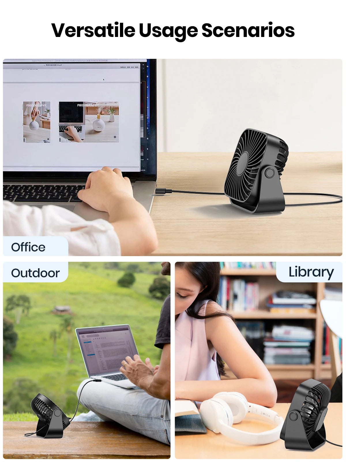 USB Portable Desk Fan